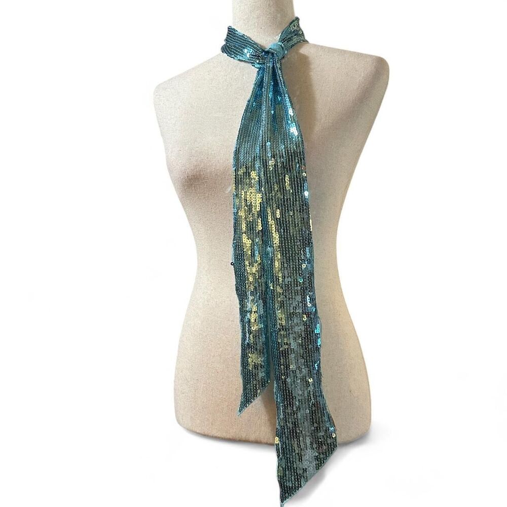 Limited-too Women's Blue and Green Scarf-wraps